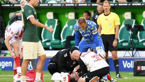 Rav van den Berg hatte sich gegen Wolfsburg an der Schulter verletzt