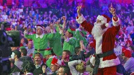 Bei der Darts-WM 2016 wird auch an Weihnachten gespielt