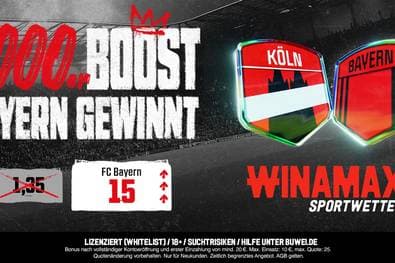 DFB-Pokal-Kracher: Köln gegen Bayern – Sensationeller 1000er Winamax Quotenboost nur für kurze Zeit!