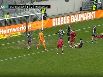 Die Highlights der Partie 1. FC Saarbrücken - FC Ingolstadt 04 aus der 3. Liga im Video.