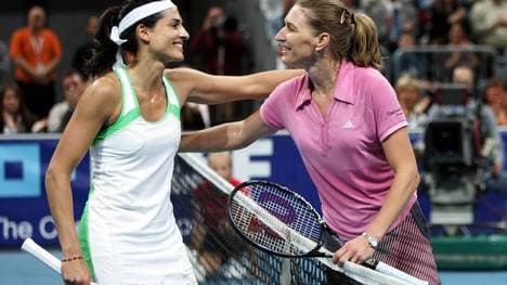 Steffi Graf (l.) und Gabriela Sabatini waren jahrelang Rivalinnen
