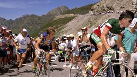 Greg LeMond (l.) wurde der Tourmalet 1991 zum Verhängnis