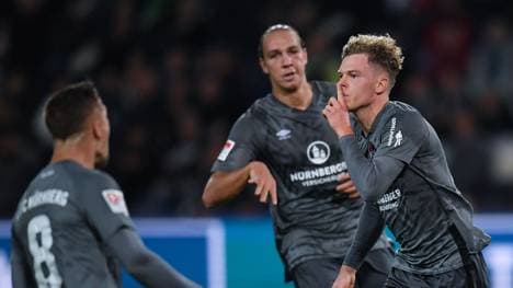 Der 1. FC Nürnberg schlägt den SV Sandhausen