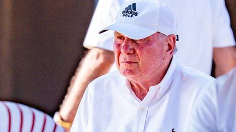 Hoeneß im Trainingslager von Bayern München