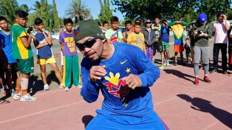 Manny Pacquiao Training Session