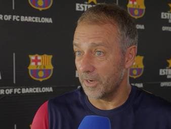 Hansi Flick ist von Neuzugang Rodri begeistert. Nachdem der Transfer des Mittelfeldspielers endlich offiziell ist, kommt der deutsche Trainer nicht mehr aus dem Schwärmen heraus.