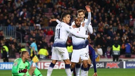 Tottenham steht nach einem 1:1 in Barcelona im Achtelfinale der Champions League