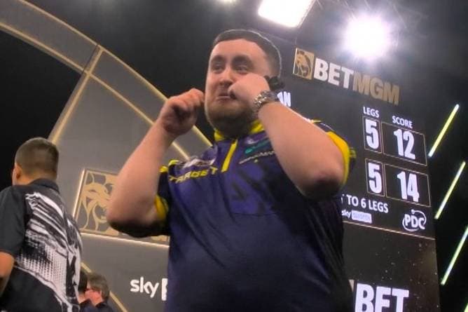 Hier legt sich Littler mit van Veen an