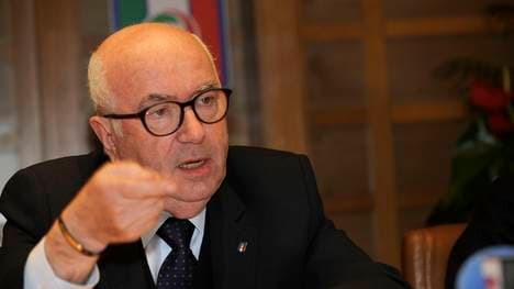 UEFA President Aleksander Ceferin Visit Italian Football Federation Headquarters