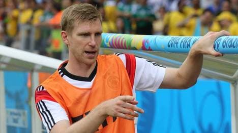 Per Mertesacker bei der WM 2014 in Brasilien