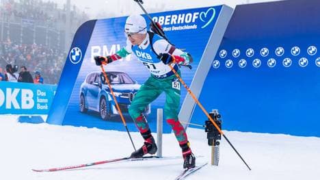 Konstantin Vasilev sorgte für einen kuriosen Moment in Oberhof