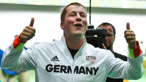 Christian Reitz gewinnt bei der EM Gold mit der Luftpistole 