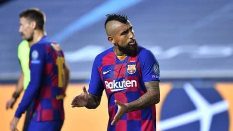 Arturo Vidal absolvierte sein letztes Barca-Spiel beim 2:8 gegen den FC Bayern