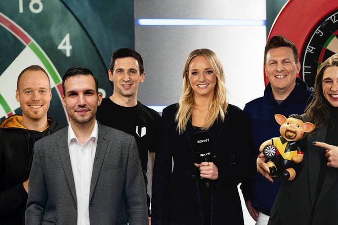 KLEINFELDT, SCHWELE UND CO. - SPORT1 PRÄSENTIERT SEIN TEAM FÜR DIE DARTS-WM