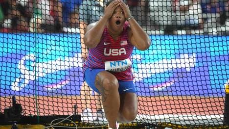 Laulauga Tausaga sorgte für eine Leichtathletik-Sensation