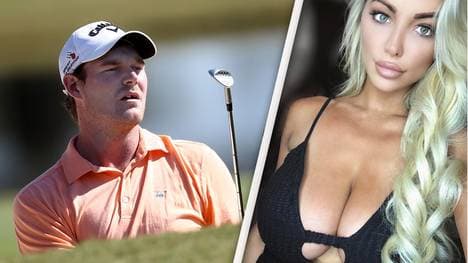 Lindsey Pelas (r.) wird nicht Caddie von Grayson Murray 