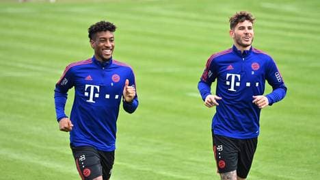 Kingsley Coman (li.) steht nach SPORT1-Informationen im Kader gegen den BVB