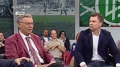 Wolfgang Bosbach (l.) und Moderator Thomas Helmer