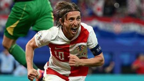Traf für Kroatien: Luka Modric