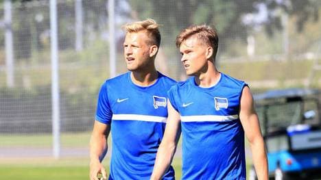 Arne Maier (l.) wird die Hertha verlassen