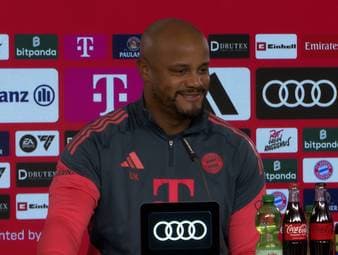 Vincent Kompany wird zur Bedeutung der Defensive für den Höhenflug des FC Bayern befragt. Ein Thema, das ihm als ehemaligem Abwehrspieler natürlich besonders am Herzen liegt.
