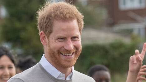 Prinz Harry unterstützt die englische Rugby-Nationalmannschaft im WM-Finale