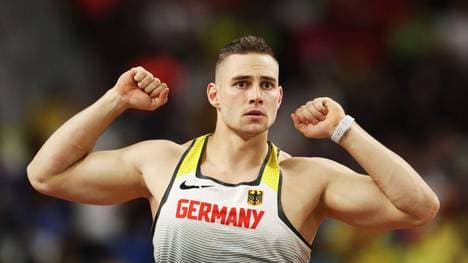 Speerwerfer Johannes Vetter konnte am Ende auch über die Bronzemedaille jubeln