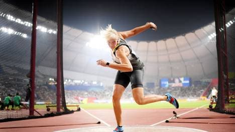 Nadine Müller wurde im Diskuswurf Achte