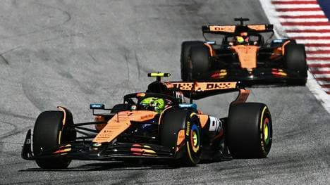 Lando Norris hielt dem Druck von Oscar Piastri stand