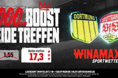 Bundesliga Analyse: BVB gegen VfB – Der Winamax Quoten-Boost auf Tore im Topspiel | 22.11.25