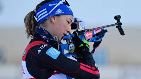 Franziska Preuß wurde bei der Staffel in Ruhpolding tragische Heldin