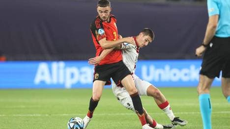 Zeno Debast spielte bereits im A-Nationalteam Belgiens