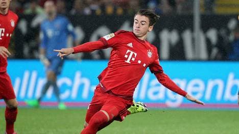 DRESDEN, GERMANY - AUGUST 17:  Lucas Scholl of Bayern Muenchen during the friendly match between SG Dynamo Dresden and FC Bayern Muenchen at Gluecksgas-Stadion on August 17, 2015 in Dresden, Germany.  (Photo by Karina Hessland/Bongarts/Getty Images)