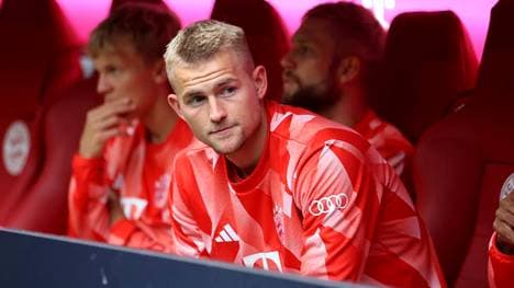 Matthijs de Ligt saß gegen Leverkusen nur auf der Bank