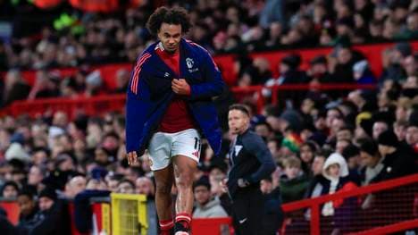 Joshua Zirkzee erlebt bei Manchester United schwierige Zeiten