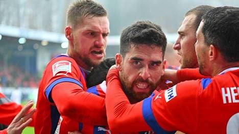 Stefan Schimmer schoss das 5:4 für Heidenheim gegen Regensburg