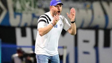Steffen Baumgart muss mit dem HSV gegen den FC Schalke ran