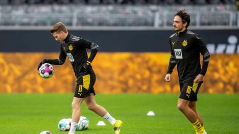 Marco Reus und Mats Hummels stehen in Freiburg wieder in der Startelf des BVB