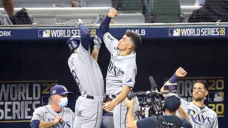 Brandon Lowe hatten großen Anteil am Sieg der Tampa Bay Rays gegen die Los Angeles Dodgers