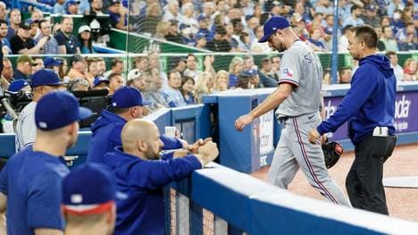 Scherzer verlässt verletzt das Feld
