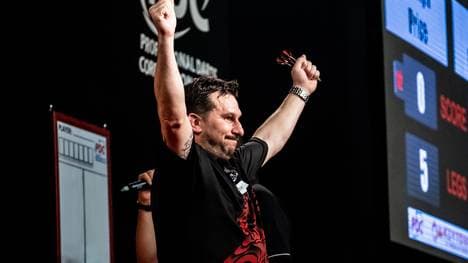 Jonny Clayton sorgte in Graz für eine Überraschung