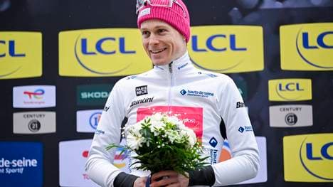 Georg Steinhauser bleibt bis zum Schluss im Weißen Trikot 