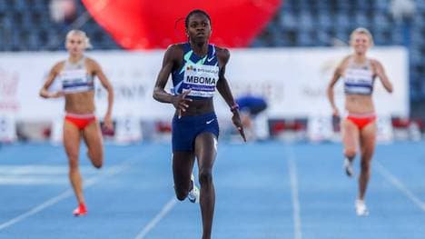 Christine Mboma sorgte mit ihrer Zeit für Aufsehen