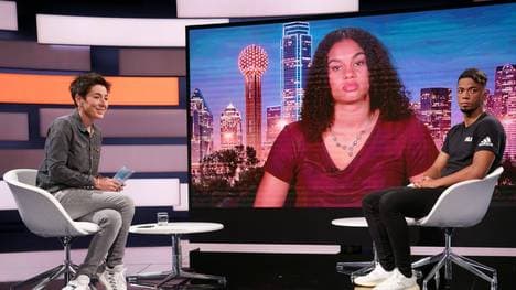 Satou Sabally war im ZDF Sportstudio zugeschaltet