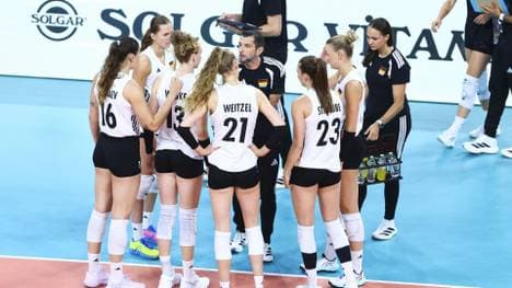 Deutschlands Volleyballerinnen treffen auf Belgien