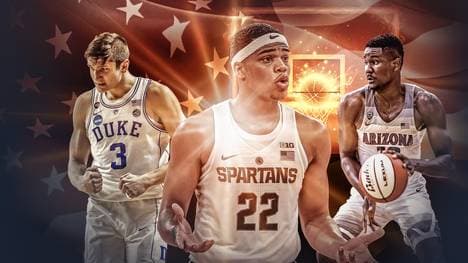 Die College-Basketballer in den USA kämpfen bei March Madness um den Titel