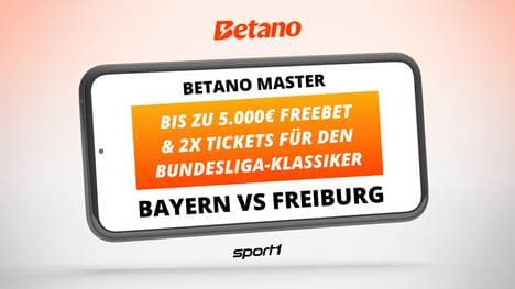 Betano Master Edition für FC Bayern gegen SC Freiburg