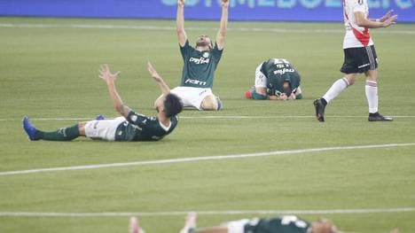 Der Jubel bei den Spielern von Palmeiras war nach dem Abpfiff grenzenlos