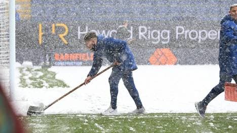 Schnee-Chaos in Burnley