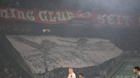 Aus dem Gästeblock stürzte ein Frankfurt-Fan